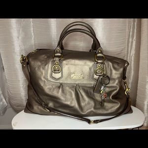 Coach gold purse
